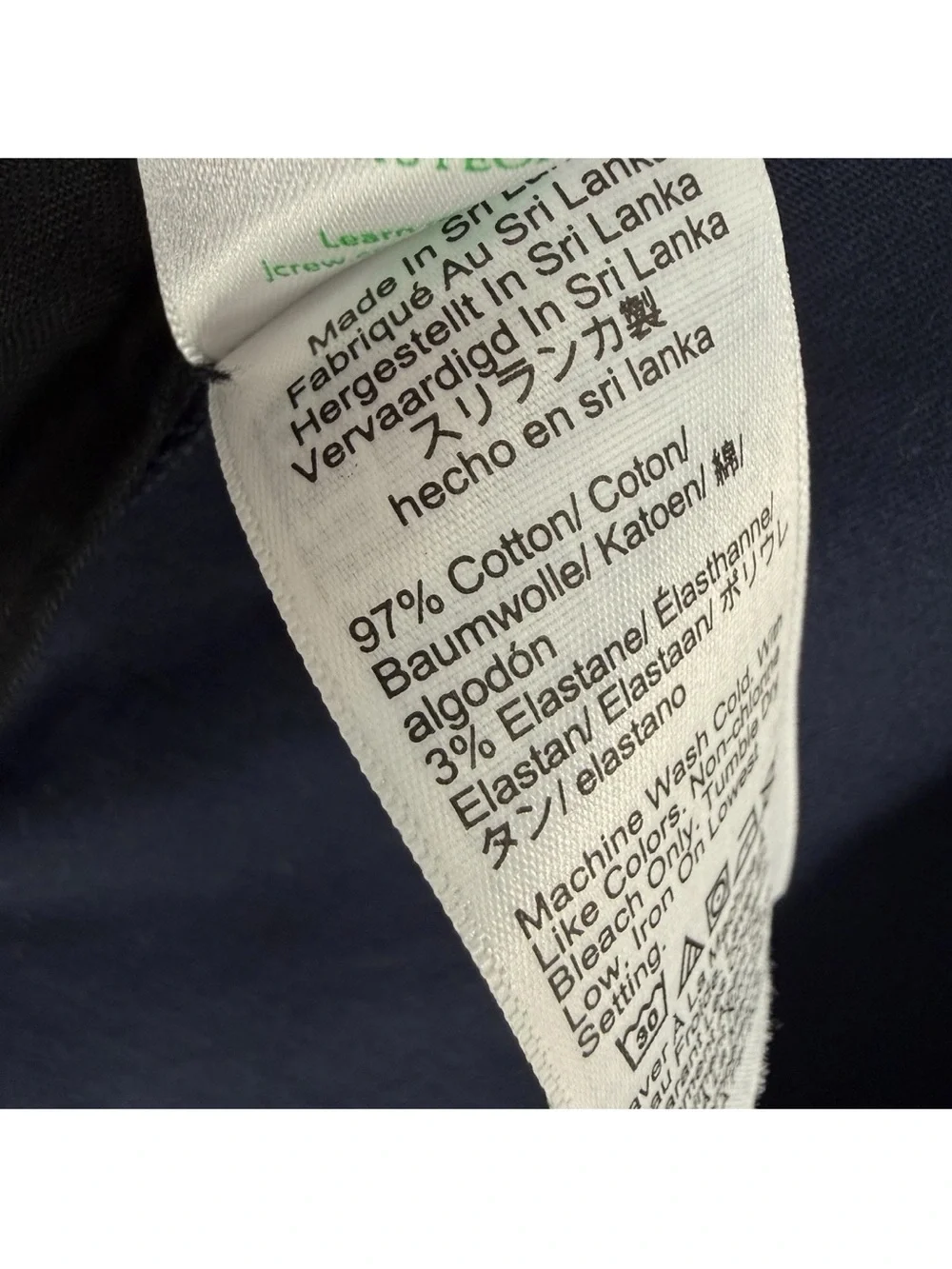 J Crew Bowery Dress Pants Mens Size 34x30 Navy Blue Stretch Cotton Chino